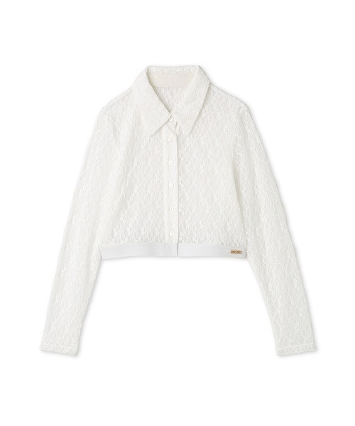 FURFUR（ファーファー）の「ウエストロゴレースシャツ（シャツ/ブラウス・レディース・ラベンダー/ホワイト/ブラック・FREE）」の15枚目の写真