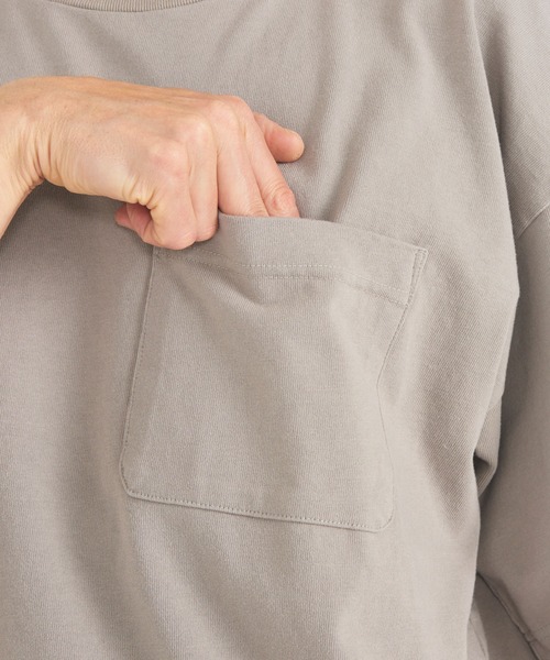 In・stru(men-tal).(インストルメンタル)の「【MIHARAYASUHIRO/ミハラヤスヒロ】HEAVY WEIGHT JERSEY POCKET SS TEE(Tシャツ/カットソー・メンズ・ブラック/ホワイト/ライトグレー・44/46/48)」の6枚目の写真