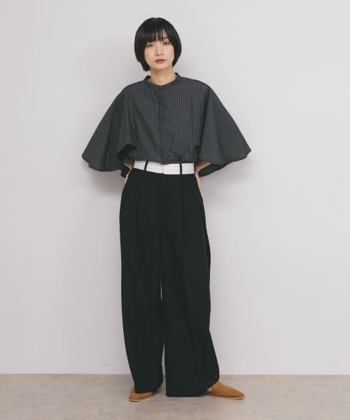 KBF（ケイビーエフ）の「サイドタックスラックス（その他パンツ・レディース・ベージュ系その他/ブラック・36/38）」の5枚目の写真