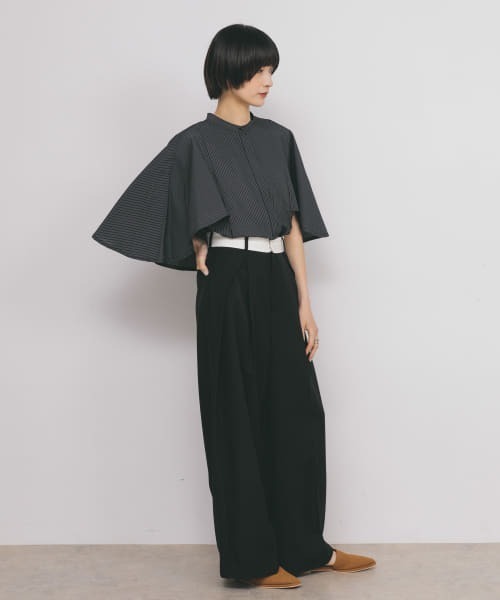 KBF（ケイビーエフ）の「サイドタックスラックス（その他パンツ・レディース・ベージュ系その他/ブラック・36/38）」の6枚目の写真