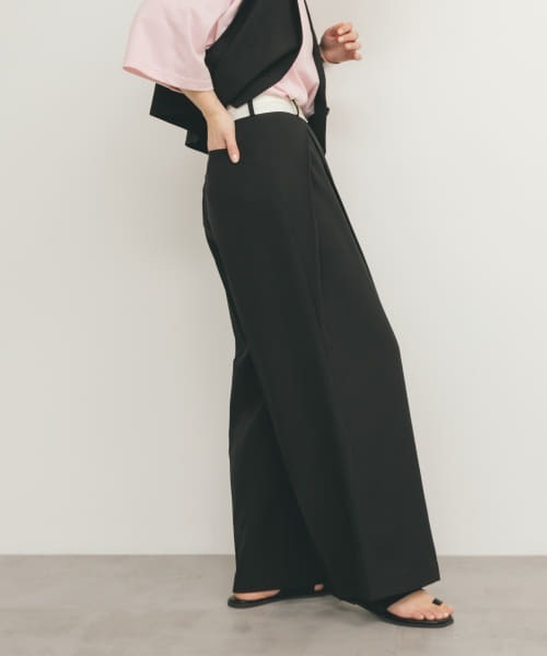 KBF（ケイビーエフ）の「サイドタックスラックス（その他パンツ・レディース・ベージュ系その他/ブラック・36/38）」の9枚目の写真