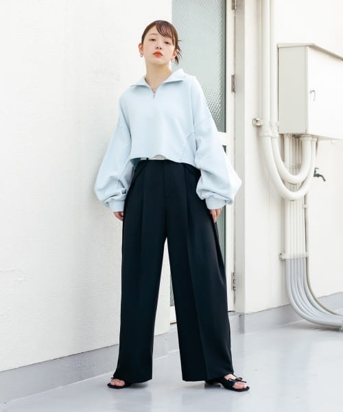 KBF（ケイビーエフ）の「サイドタックスラックス（その他パンツ・レディース・ベージュ系その他/ブラック・36/38）」の13枚目の写真