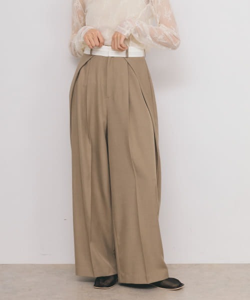 KBF（ケイビーエフ）の「サイドタックスラックス（その他パンツ・レディース・ベージュ系その他/ブラック・36/38）」の15枚目の写真