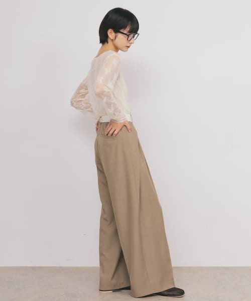 KBF（ケイビーエフ）の「サイドタックスラックス（その他パンツ・レディース・ベージュ系その他/ブラック・36/38）」の18枚目の写真