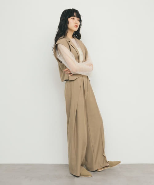 KBF（ケイビーエフ）の「サイドタックスラックス（その他パンツ・レディース・ベージュ系その他/ブラック・36/38）」の21枚目の写真