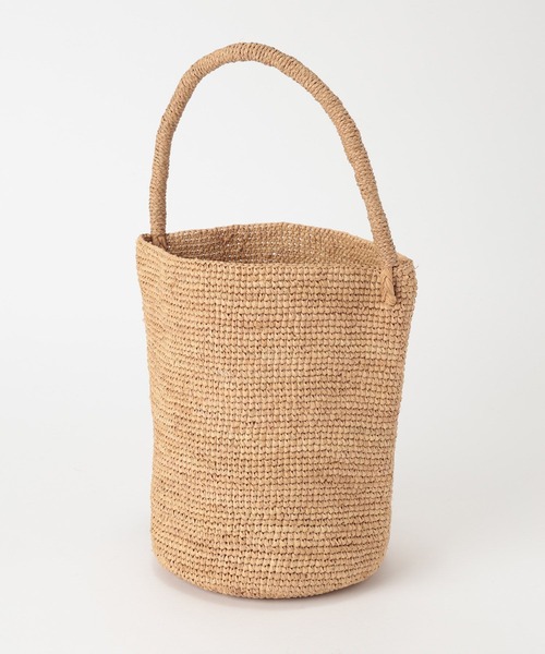 MADE IN MADA(メイドインマダ)の「MADE IN MADA(メイド イン マダ) / NAIVOバケツバッグ(かごバッグ・レディース・ブラウン・FREE)」の7枚目の写真