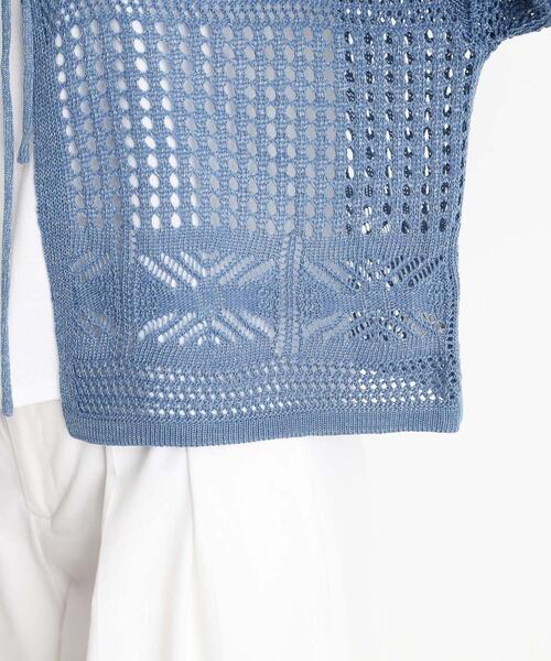 THE SHOP TK (ザ ショップ ティーケー )の「【前後2WAY】タンク付透かし柄ニット/洗える(その他トップス・レディース・アイボリー/ブラック/ブルー・12/13)」の20枚目の写真