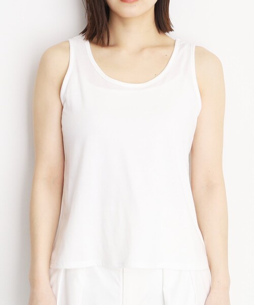 THE SHOP TK (ザ ショップ ティーケー )の「【前後2WAY】タンク付透かし柄ニット/洗える(その他トップス・レディース・アイボリー/ブラック/ブルー・12/13)」の21枚目の写真