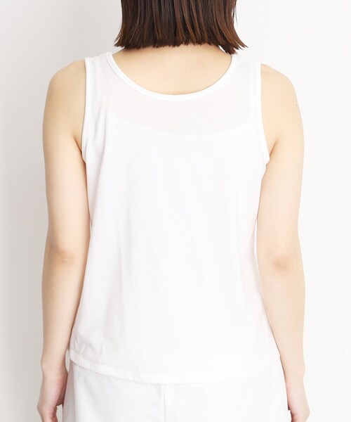 THE SHOP TK (ザ ショップ ティーケー )の「【前後2WAY】タンク付透かし柄ニット/洗える(その他トップス・レディース・アイボリー/ブラック/ブルー・12/13)」の22枚目の写真