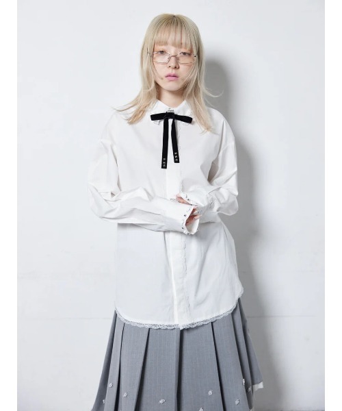 neith./ネイス/Rose Studs Shirts 【公式通販】
