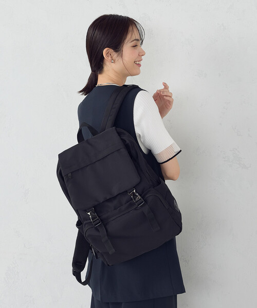 COMME CA ISM（コムサイズム）の「【PC収納可能】多機能リュック（バックパック/リュック・メンズ・ブラック・FREE）」の5枚目の写真