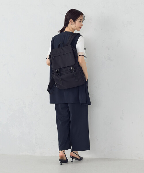 COMME CA ISM（コムサイズム）の「【PC収納可能】多機能リュック（バックパック/リュック・メンズ・ブラック・FREE）」の6枚目の写真