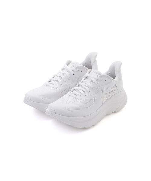 HOKA（ホカ）の「【HOKA ONE ONE】W CLIFTON 10（スニーカー・レディース・ホワイト・23cm/23.5cm/24cm/24.5cm/25cm）」の2枚目の写真