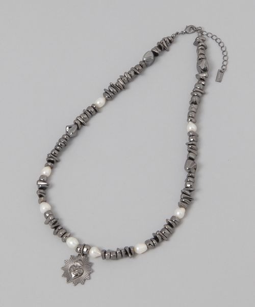 JEANASIS（ジーナシス）の「タンスイパールチャームネックレス/414121（ネックレス・レディース・シルバー/ブラック/シルバー系その他・FREE）」の13枚目の写真