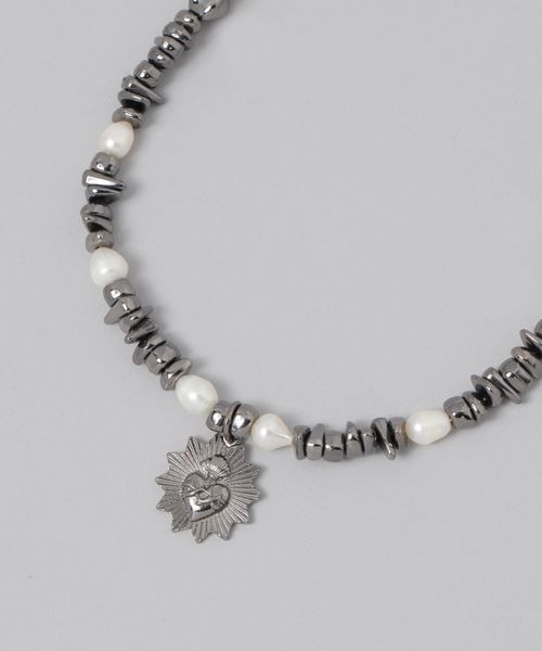 JEANASIS（ジーナシス）の「タンスイパールチャームネックレス/414121（ネックレス・レディース・シルバー/ブラック/シルバー系その他・FREE）」の8枚目の写真