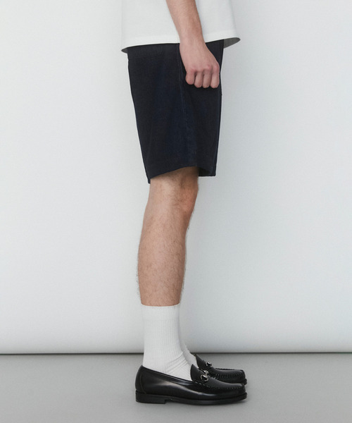 VICTIM(ヴィクティム)の「VICTIM ヴィクティム / DENIM EASY SHORTS セットアップデニムイージーショーツ ショートパンツ / VTM-25-P-006(その他パンツ・メンズ・ブルー/オフホワイト・2)」の4枚目の写真