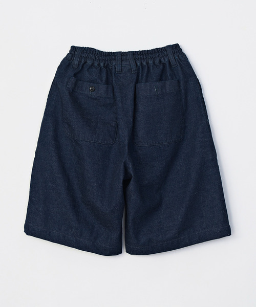 VICTIM(ヴィクティム)の「VICTIM ヴィクティム / DENIM EASY SHORTS セットアップデニムイージーショーツ ショートパンツ / VTM-25-P-006(その他パンツ・メンズ・ブルー/オフホワイト・2)」の6枚目の写真