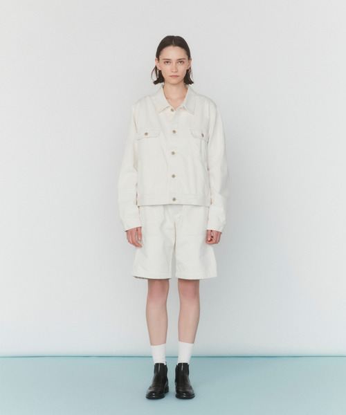 VICTIM(ヴィクティム)の「VICTIM ヴィクティム / DENIM EASY SHORTS セットアップデニムイージーショーツ ショートパンツ / VTM-25-P-006(その他パンツ・メンズ・ブルー/オフホワイト・2)」の21枚目の写真