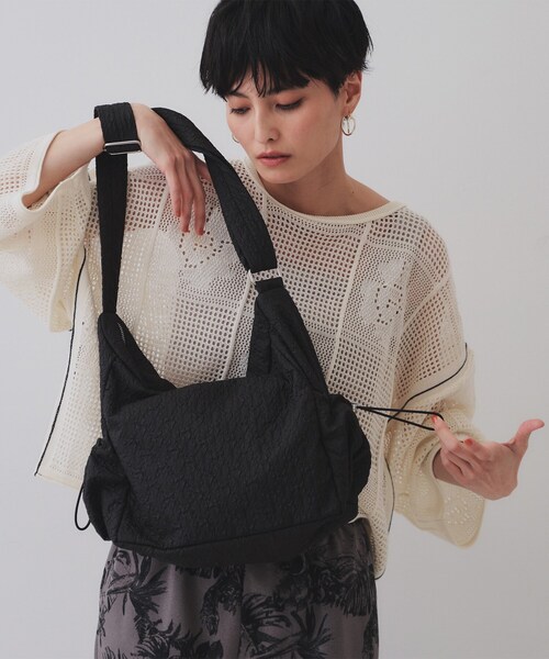 ブラックショルダーバッグ 2WAY】フラップドロストショルダーBAG（ショルダーバッグ） | tk