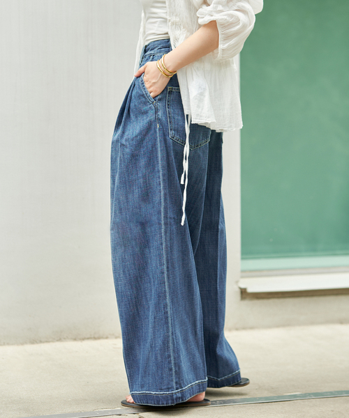 plage（プラージュ）の「R'IAM ルーズワイドデニム（その他