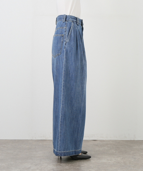 リアム　ワイドデニム plage（プラージュ）の「《追加》【R'IAM】WIDE デニム（デニム