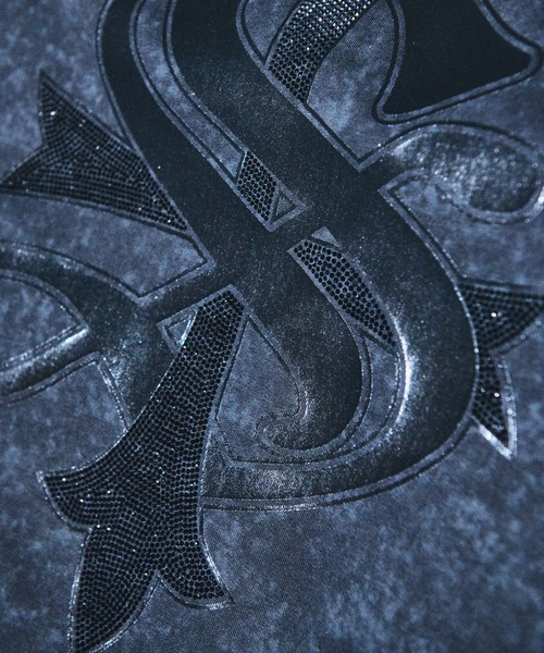 SUPPLIER（サプライヤー）の「Supplier/サプライヤー/【LHP EXCLUSIVE】Vintage Wash Pierced Cross Tee（Tシャツ/カットソー・メンズ・ピンク/ブラック/シルバー・M/L/XL）」の9枚目の写真