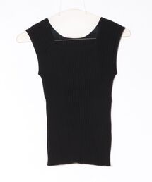 アンサンブル リブ ノースリーブ」に該当するトップス