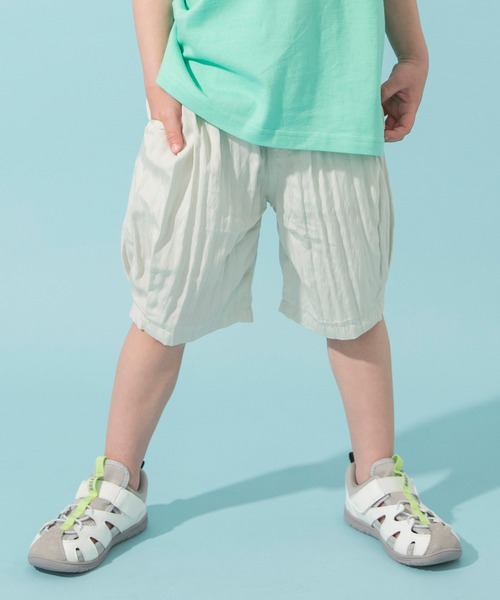 BREEZE(ブリーズ)の「【接触冷感/ジュニア対応】サマーエール シャーベットパンツ(その他パンツ・キッズ・ミント/サックスブルー/ライム/ピンク/ライトグレー・140/130/120/110/100/90/80/150)」の1枚目の写真