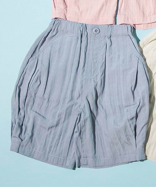 BREEZE(ブリーズ)の「【接触冷感/ジュニア対応】サマーエール シャーベットパンツ(その他パンツ・キッズ・ミント/サックスブルー/ライム/ピンク/ライトグレー・140/130/120/110/100/90/80/150)」の7枚目の写真