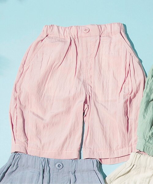 BREEZE(ブリーズ)の「【接触冷感/ジュニア対応】サマーエール シャーベットパンツ(その他パンツ・キッズ・ミント/サックスブルー/ライム/ピンク/ライトグレー・140/130/120/110/100/90/80/150)」の6枚目の写真