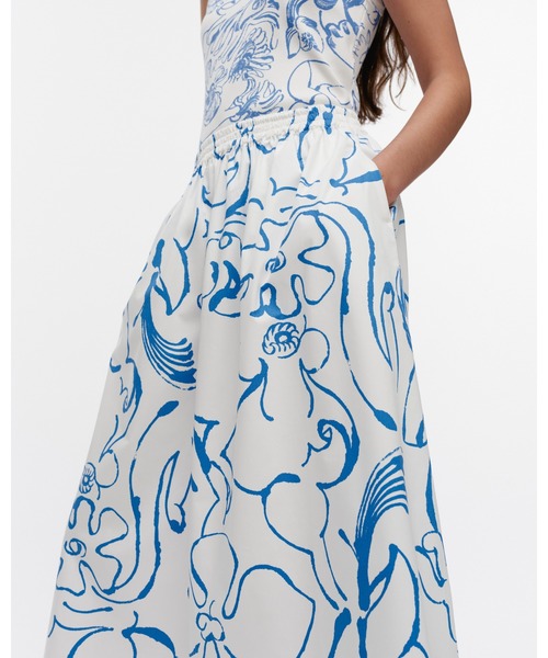 marimekko（マリメッコ）の「Buklee Baluns / skirt（スカート・レディース・ライトブルー・X-SMALL/SMALL/MEDIUM/LARGE）」の3枚目の写真