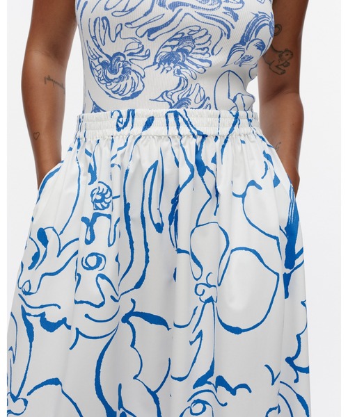 marimekko（マリメッコ）の「Buklee Baluns / skirt（スカート・レディース・ライトブルー・X-SMALL/SMALL/MEDIUM/LARGE）」の4枚目の写真