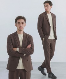 SETUP7（セットアップセブン）の「【MAGASIN DE MODE TOOLS】イージーストレッチ セットアップ　ジャケット＆パンツ 2点セット 軽量/手洗い可能（スーツセット）」