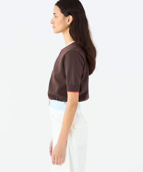 ドライコットン ハーフスリーブカーディガン（カーディガン/ボレロ