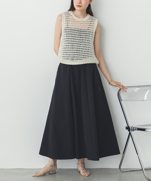 hunch（ハンチ）の「撥水 フレアスカート（スカート・レディース・レッド/ブラウン/ブラック・FREE）」の18枚目の写真