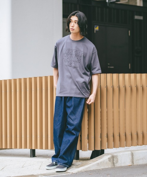 UNIIT(ユニット)の「【DESERT SPORTSWEAR:デザートスポーツウェア】ブランドロゴ Tシャツ(Tシャツ/カットソー・メンズ・ブラウン/スミクロ/アイボリー・MEDIUM/LARGE/X-LARGE)」の12枚目の写真