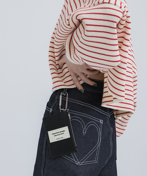 beautiful people（ビューティフルピープル）の「【beautiful people/ビューティフルピープル】《STUDIOUS別注》コイン＆カードホルダー（カードケース・レディース・ブラック・FREE）」の5枚目の写真