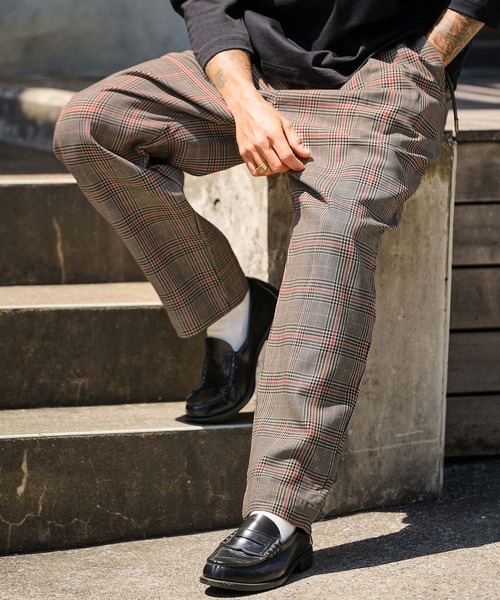 THEOREM（セオレム）の「mp13720- Routine Plaid Pattern Pants チェック柄パンツ（その他パンツ・メンズ・グレー系その他/チェック・L/XL/S/M）」の17枚目の写真