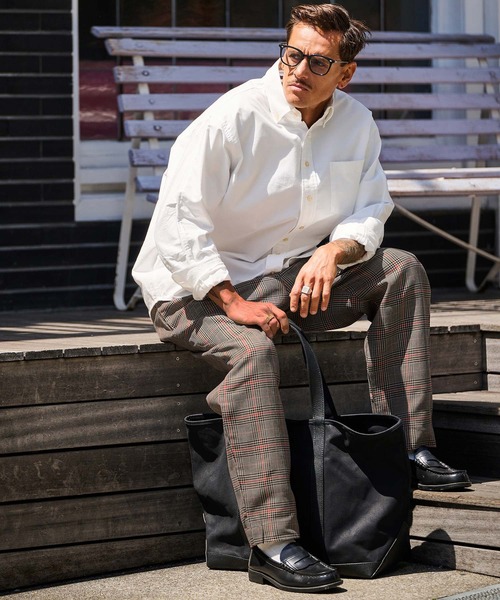 THEOREM（セオレム）の「mp13720- Routine Plaid Pattern Pants チェック柄パンツ（その他パンツ・メンズ・グレー系その他/チェック・L/XL/S/M）」の14枚目の写真