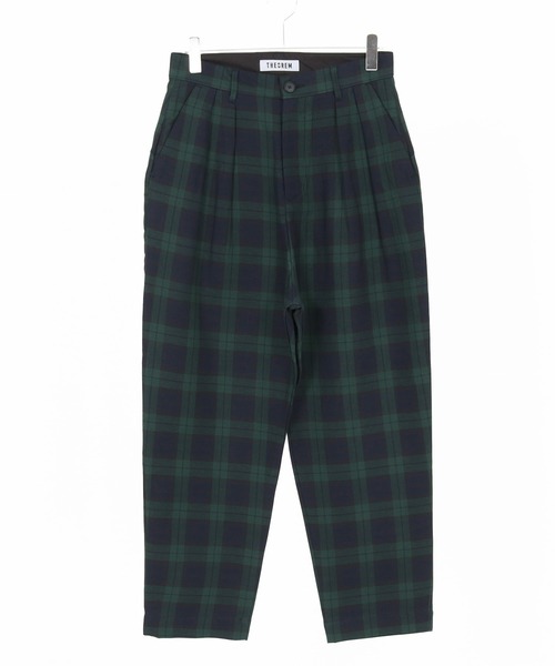 mp13720- Routine Plaid Pattern Pants チェック柄パンツ