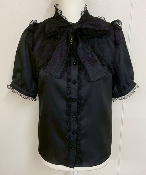 MA*RS（アメーバーマーズ）の「リボンレースボレロブラウス（シャツ/ブラウス・レディース・ブラック/ホワイト・FREE）」の13枚目の写真