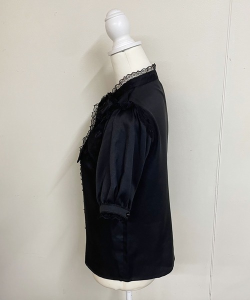 MA*RS（アメーバーマーズ）の「リボンレースボレロブラウス（シャツ/ブラウス・レディース・ブラック/ホワイト・FREE）」の11枚目の写真