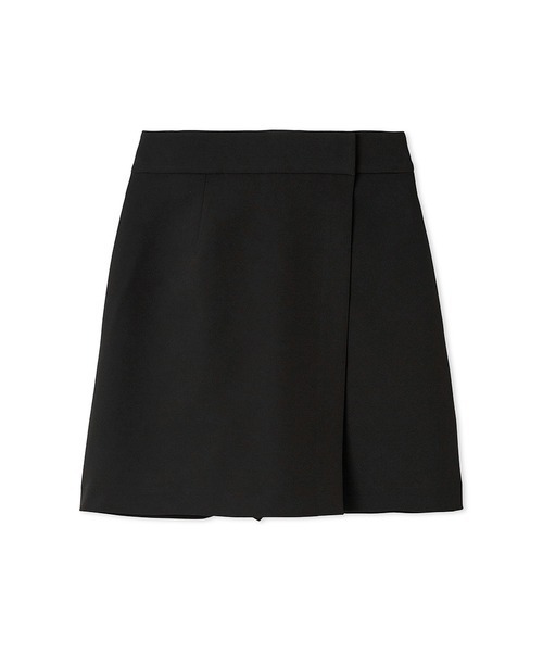 SNIDEL(スナイデル)の「ラップディティールシンプルスカショーパン(その他パンツ・レディース・アイボリー/ブラック/グレー・0/1/2)」の4枚目の写真