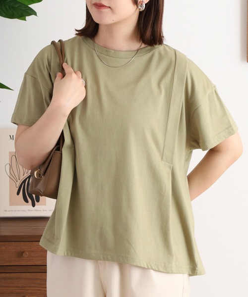 アミティエ amitie サークルレースコットンプルオーバー 洗える 日本製 レディース 綿 プルオーバー ブラウス トップス tシャツ カットソー コットン 春夏秋 楽天市場】アミティエ（レディースファッション）の通販