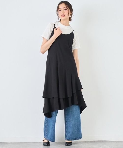 ANAP(アナップ)の「ウォッシュ 加工 デニム ワイド パンツ(デニムパンツ・レディース・ブルー/ライトブルー・S/M)」の14枚目の写真