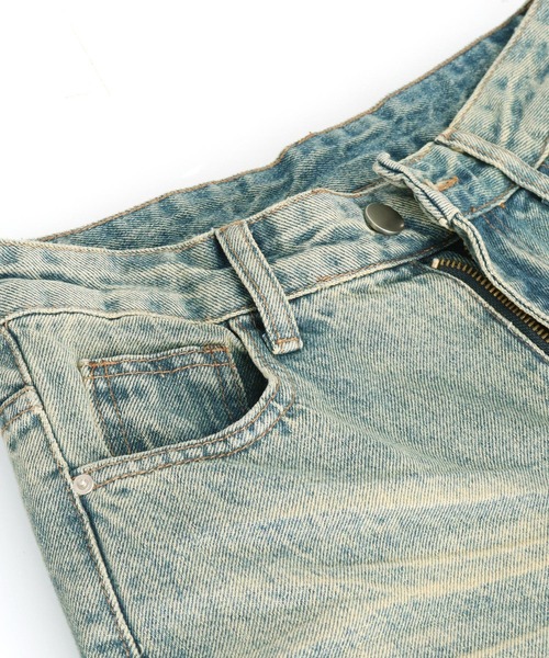 ANAP(アナップ)の「ウォッシュ 加工 デニム ワイド パンツ(デニムパンツ・レディース・ブルー/ライトブルー・S/M)」の19枚目の写真