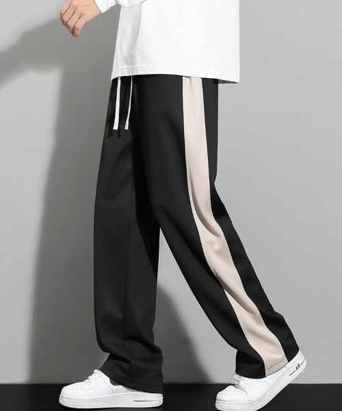 SHEPP(シープ)の「サイドライン スウェット イージーパンツ(スウェットパンツ・メンズ・アイボリー/ブラック/グレー・L/M)」の9枚目の写真
