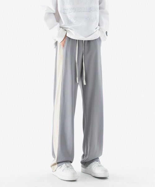SHEPP(シープ)の「サイドライン スウェット イージーパンツ(スウェットパンツ・メンズ・アイボリー/ブラック/グレー・L/M)」の11枚目の写真