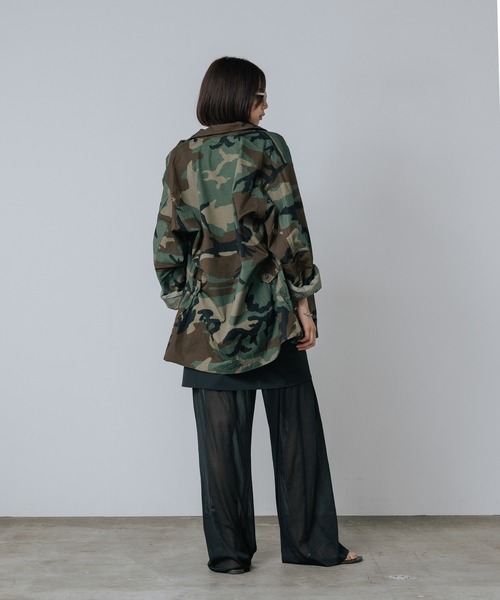 LE CIEL BLEU(ルシェルブルー)の「LE CIEL BLEU/ルシェルブルー Sheer Relax Pant w/Flocked Flower シアーリラックスパンツwフロックフラワー(その他パンツ・レディース・ブラック/グレー/ブラウン・34/38/36)」の15枚目の写真