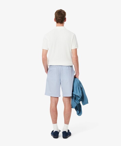 LACOSTE（ラコステ）の「リヨセルブレンドストライプショーツ（その他パンツ・メンズ・ライトブルー/グリーン・2/3/4/5）」の12枚目の写真